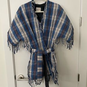 Sea New York Fringed Kimono Coat